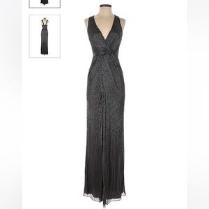 Parker | Black Silk Beaded Gown